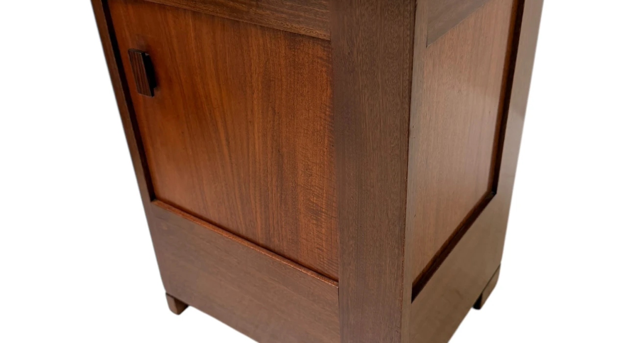 Art Deco Modernist Nightstands by J.A. Muntendam for L.O.V. Oosterbeek, 1920s